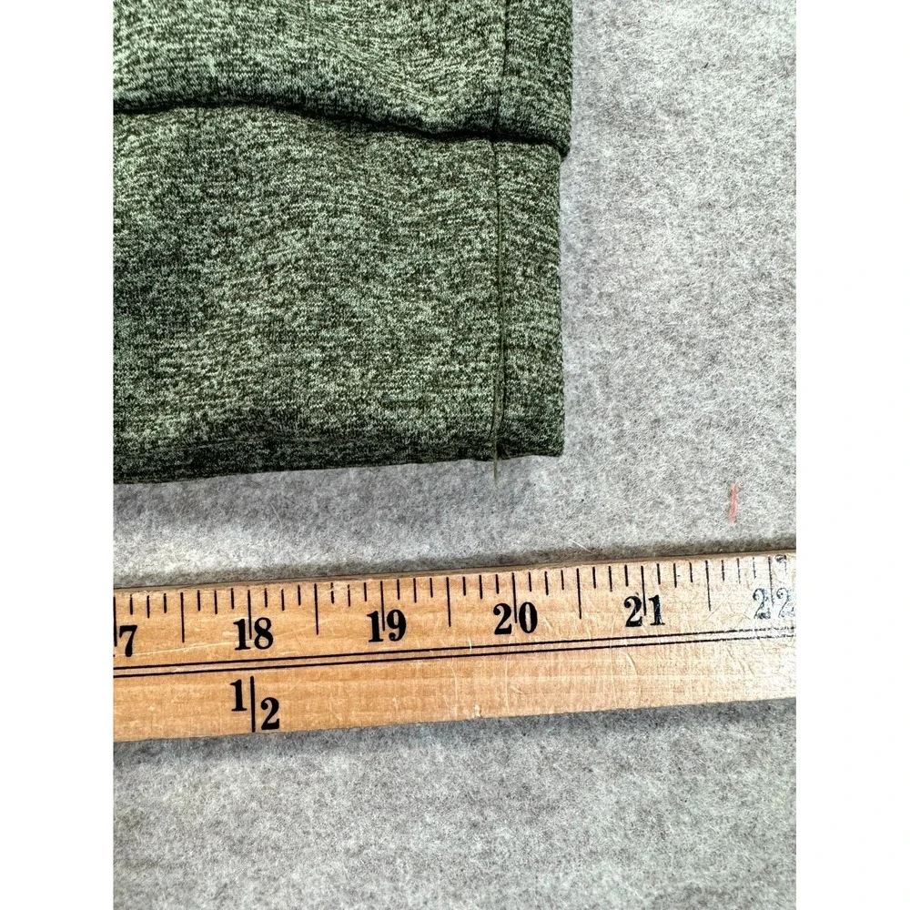 Nike Therma Fit Hoodie Men Large Heather Green Pullover Kangaroo Pockets Sports